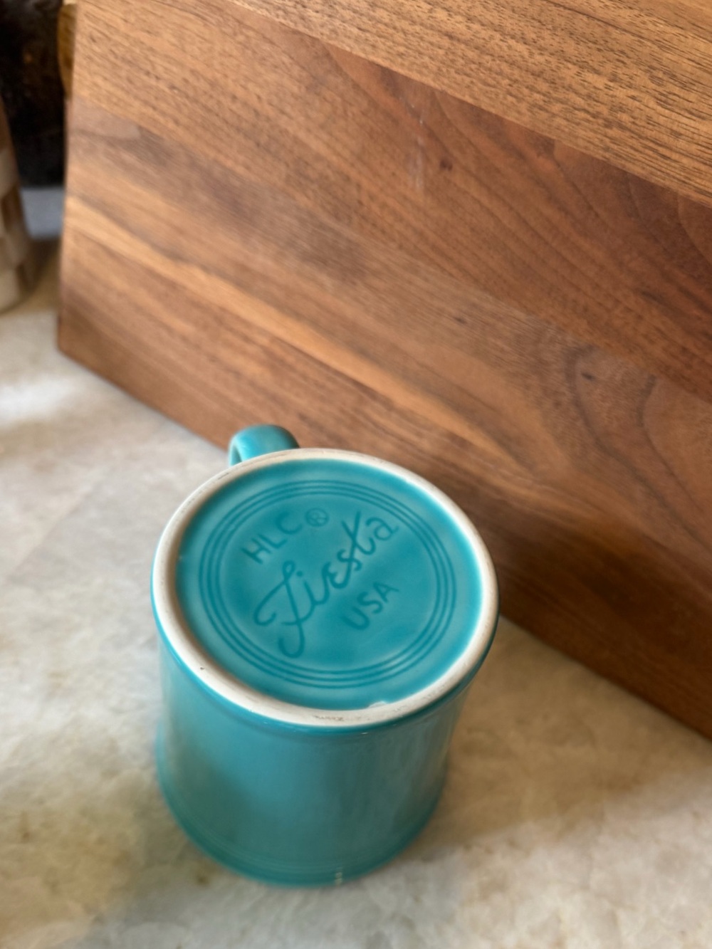 Fiesta ware  Java mug turquoise - Picture 7 of 7